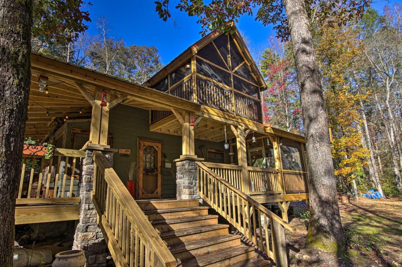 5-Acre North Georgia Mountain Retreat With Creek! Βίλα Sautee Nacoochee Εξωτερικό φωτογραφία