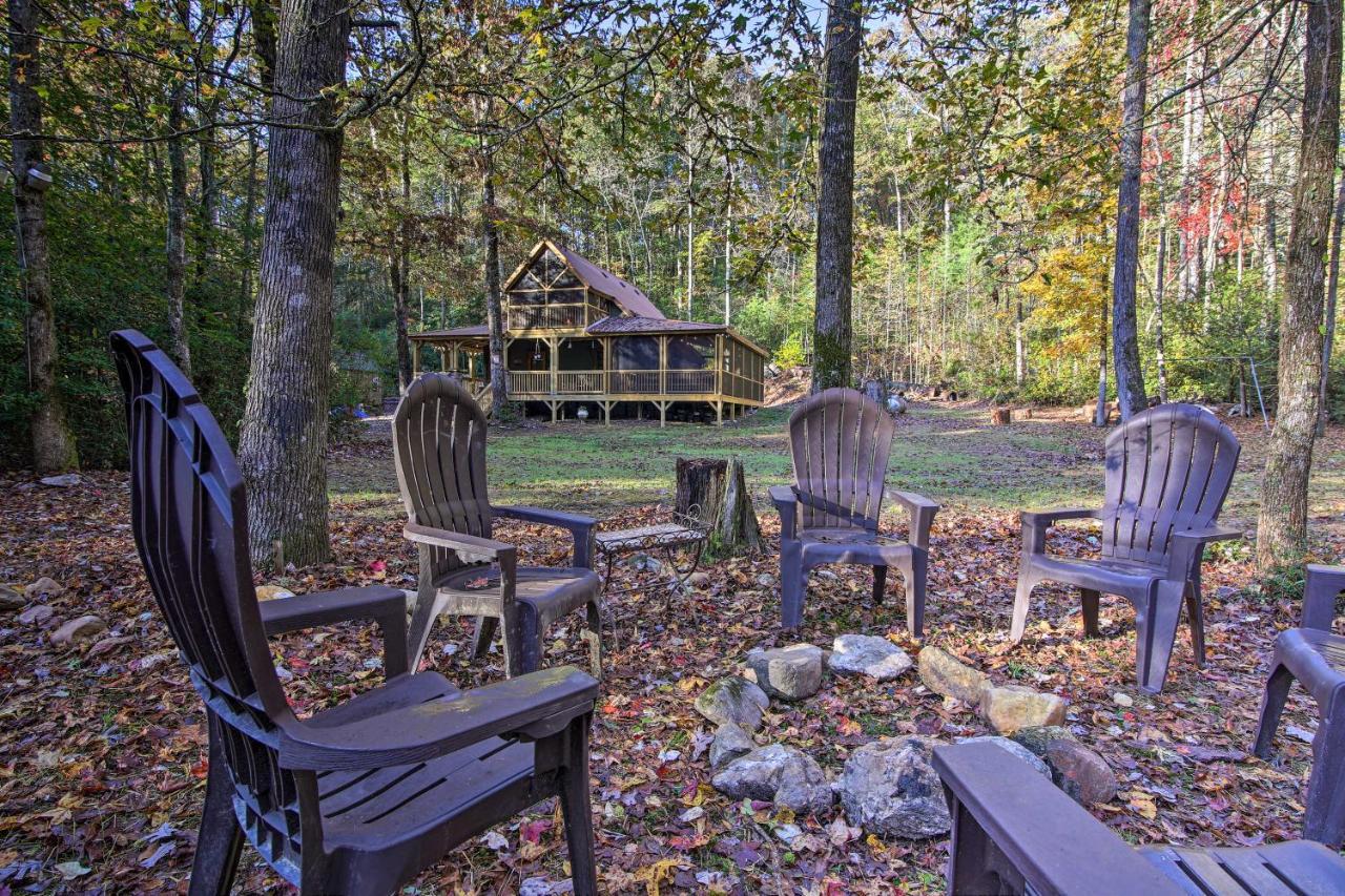 5-Acre North Georgia Mountain Retreat With Creek! Βίλα Sautee Nacoochee Εξωτερικό φωτογραφία