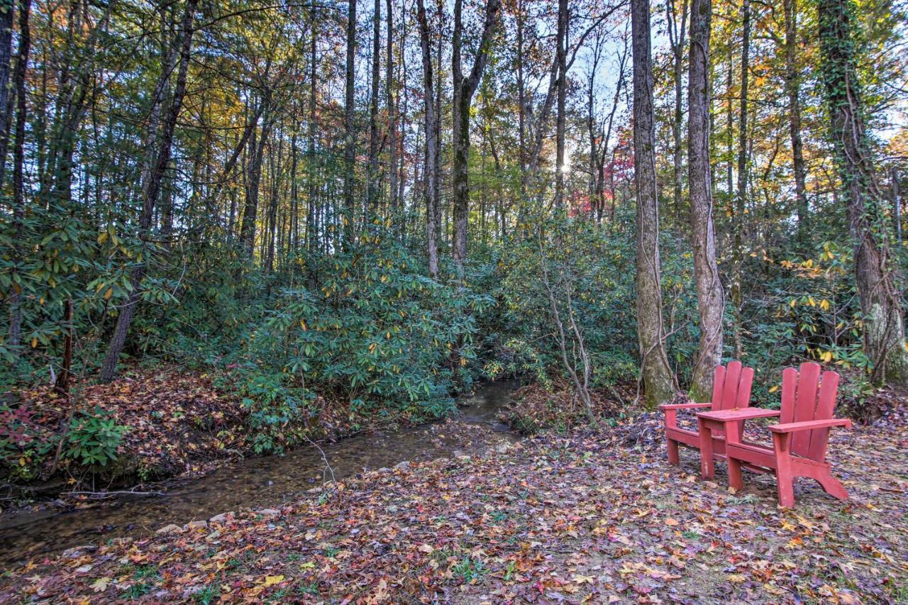 5-Acre North Georgia Mountain Retreat With Creek! Βίλα Sautee Nacoochee Εξωτερικό φωτογραφία